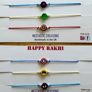 Kids wristband set, Party favours, Kids friendship band, Raksha Bandhan, Boys rakhi, Rakhi for brother, Rakhri, Superhero rakhi, Character