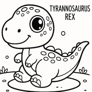 Dinosaur Coloring Pages: Fun Dino Activity for Kids (PDF)