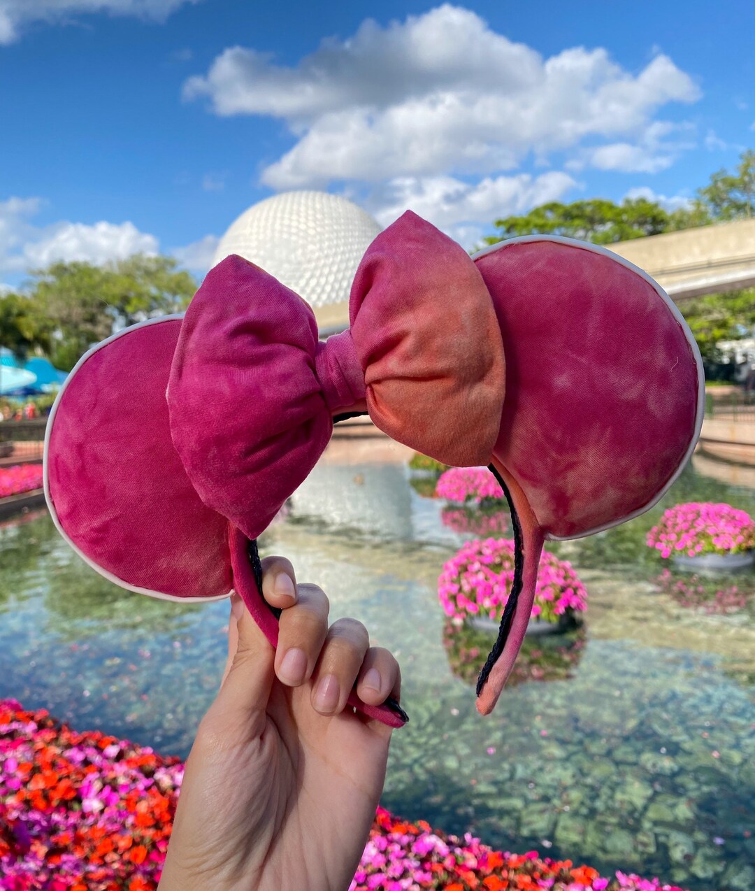 BBBrooke Pink Tie Dye Minnie Mouse Ears - Disney ears Minnie Mouse Ears – Page 2 – BBBrooke main image 3