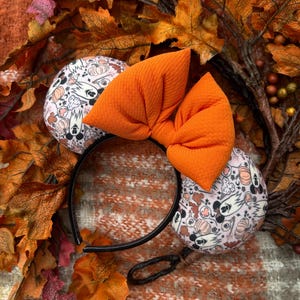 Halloween Minnie Ears, Fall Minnie Ears, Adorable Ghost Minnie Ears, Pumpkin Mickey Ears, Disney Halloween Ears