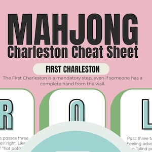 Mahjongles direct downloaden | Digitale Mahjong-download | Beknopte handleiding Mahjongfeest | Mahjongfeest | Mahjonglessen | Afdrukbaar