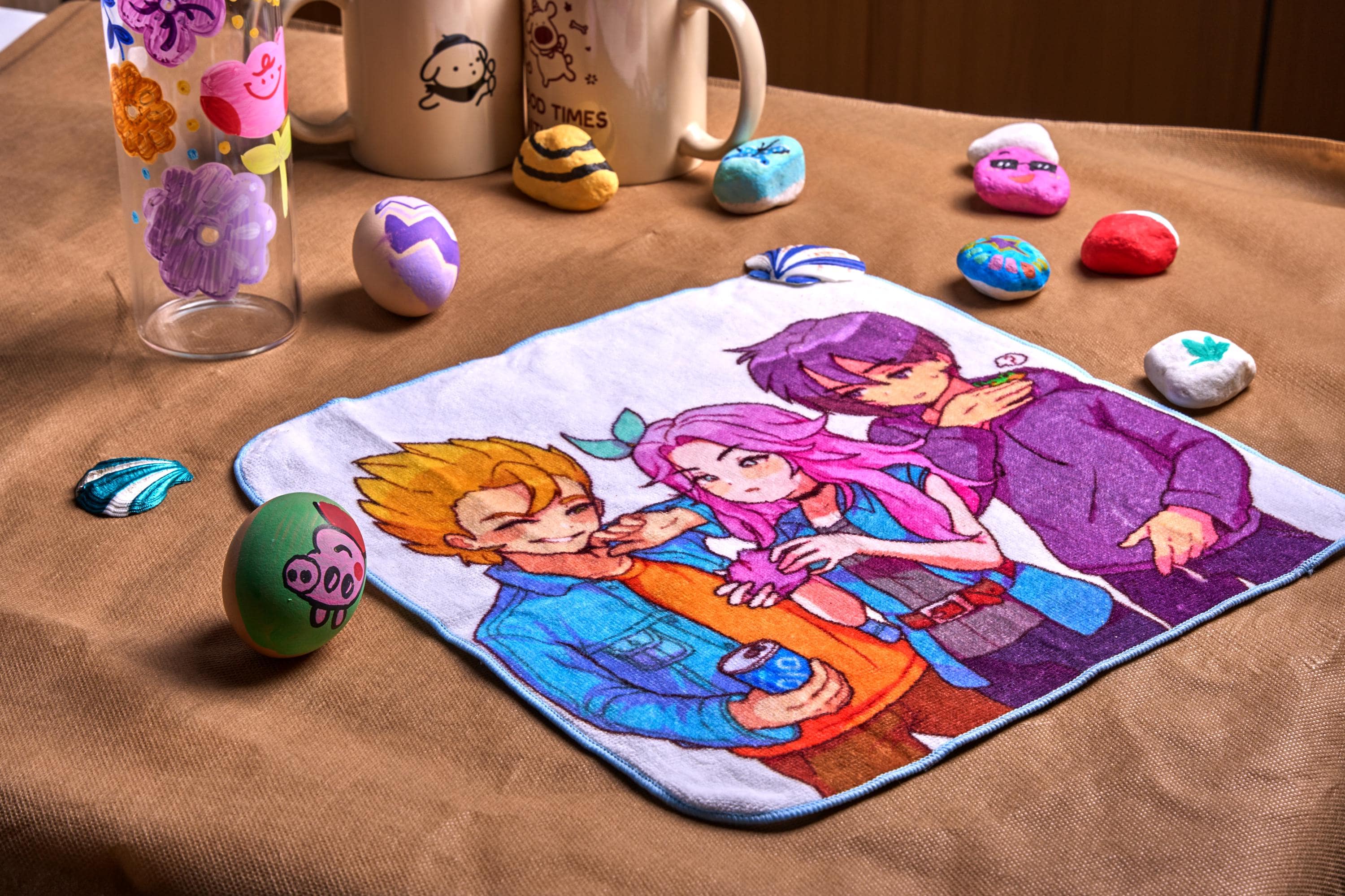 Stardew Valley Compressed Towel, Hand Towel, Face Towel, Bath Decor
