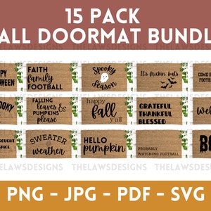 Herbst Fußmatte SVG Bundle, Herbst SVG Bundle, Herbst Grafik Bundle, Halloween SVG, Herbst Grafik Bundle, Herbst Fußmatte, Herbst Bundle, Halloween