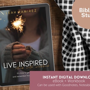 Live Inspired: Women's Bible Study eBook and Workbook for Personal or Small Group Study