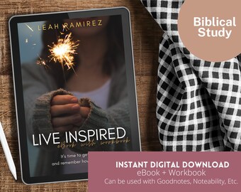 Live Inspired: Women's Bible Study eBook and Workbook for Personal or Small Group Study