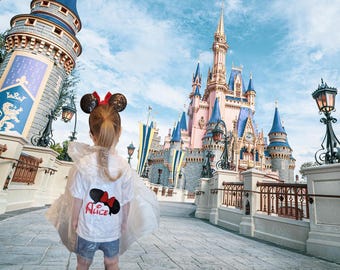 Ponchos de pluie personnalisés personnalisés inspirés de Disney