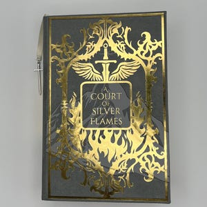 Una corte di fiamme argentate di Sarah J. Maas / Copertina rigida personalizzata