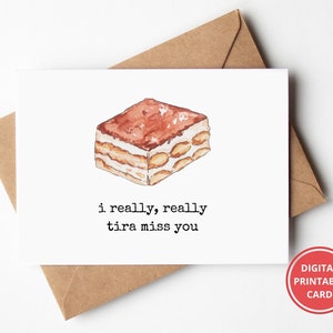 Te extraño tarjeta, tarjeta de larga distancia, pensando en ti, tarjeta de amistad, para novio, novia, tarjeta de felicitación, imprimible, descarga instantánea