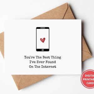 Dia dos Namorados engraçado, cartão para ele, cartão para namorado, cartão de aniversário, cartão engraçado, para namorado, cartão comemorativo, para impressão, download instantâneo