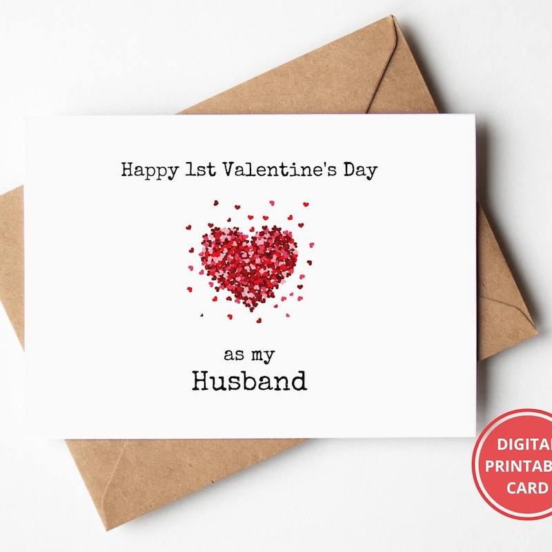 Valentines Day Cards for Husband Etsy