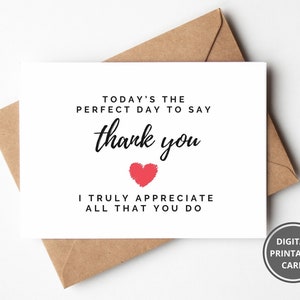 Carte de remerciement pour la Saint-Valentin d'un employé, impression d'un collègue de travail, carte de remerciement d'un client, bureau du personnel, appréciation de l'entreprise