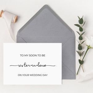 Bald bist du meine Schwägerin, Schwägerin Karte, Zukünftige Schwägerin, Bald Schwester, Für Schwägerin, Hochzeitskarte, Printable