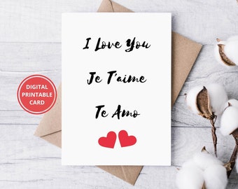 Carte Saint Valentin Etsy Carte Saint Valentin Etsy