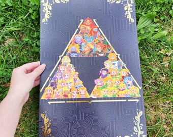 Triforce Zelda 11 x 17 Print