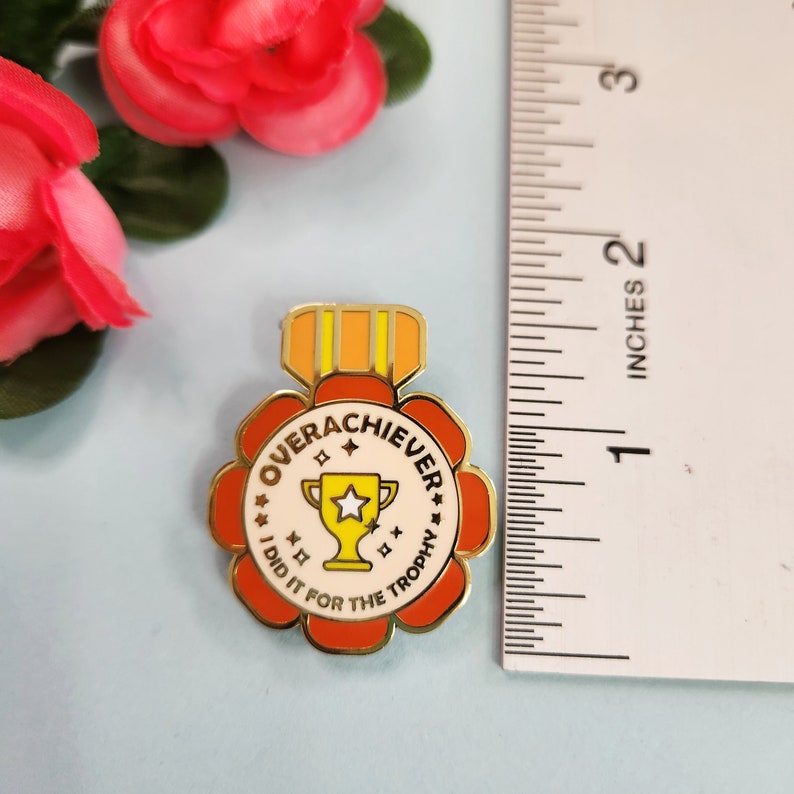 Impressive Pin Game Achievements | Enamel Pin | Cute Funny Ribbon Pins - Etsy