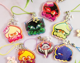 Splat Squid Octo Idol Mini Charms