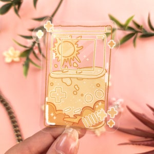 Clear Waterproof Aesthetic Gameboy Sticker