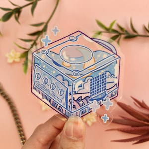 Clear Waterproof Aesthetic Gamecube Sticker