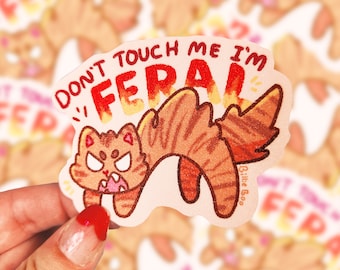 Feral Cat Sticker