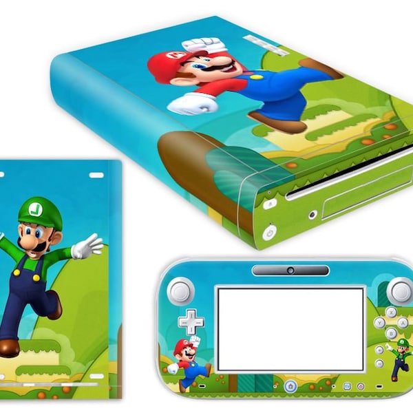 Skin Decal WRAP For Nintendo Wii U - Custom Made with High Quality