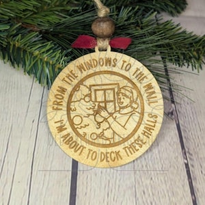 Ornamento Finestra sulle Mura SVG / Ornamento Divertente / File Laser / File SVG