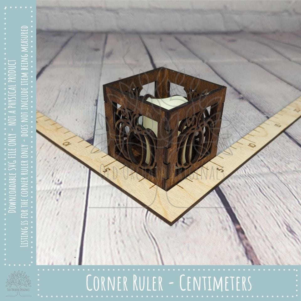 Corner Ruler SVG - Centimeters - Etsy