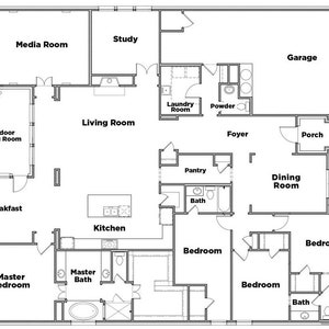 Home Floorplan Design for Bedrooms, Bathrooms, Living Rooms, & More