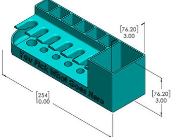 STL File The Crafty Cricut Tool Organizer, Customization available! DIGITAL file only!