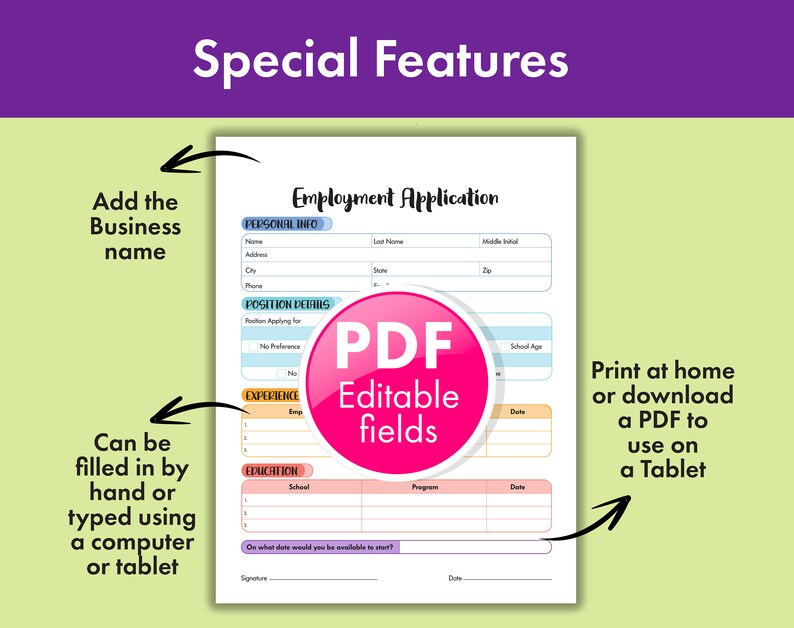 Daycare Staff -
Preschool Job -
Employee Form -
Job Application -
Daycare Employee Application - 
Staff Recruitment -
Daycare Bundle Forms -
Childcare Employment
Recruitment -
Preschool Employee -
Childcare Staffing -
In Home Hiring -
Childcare Forms