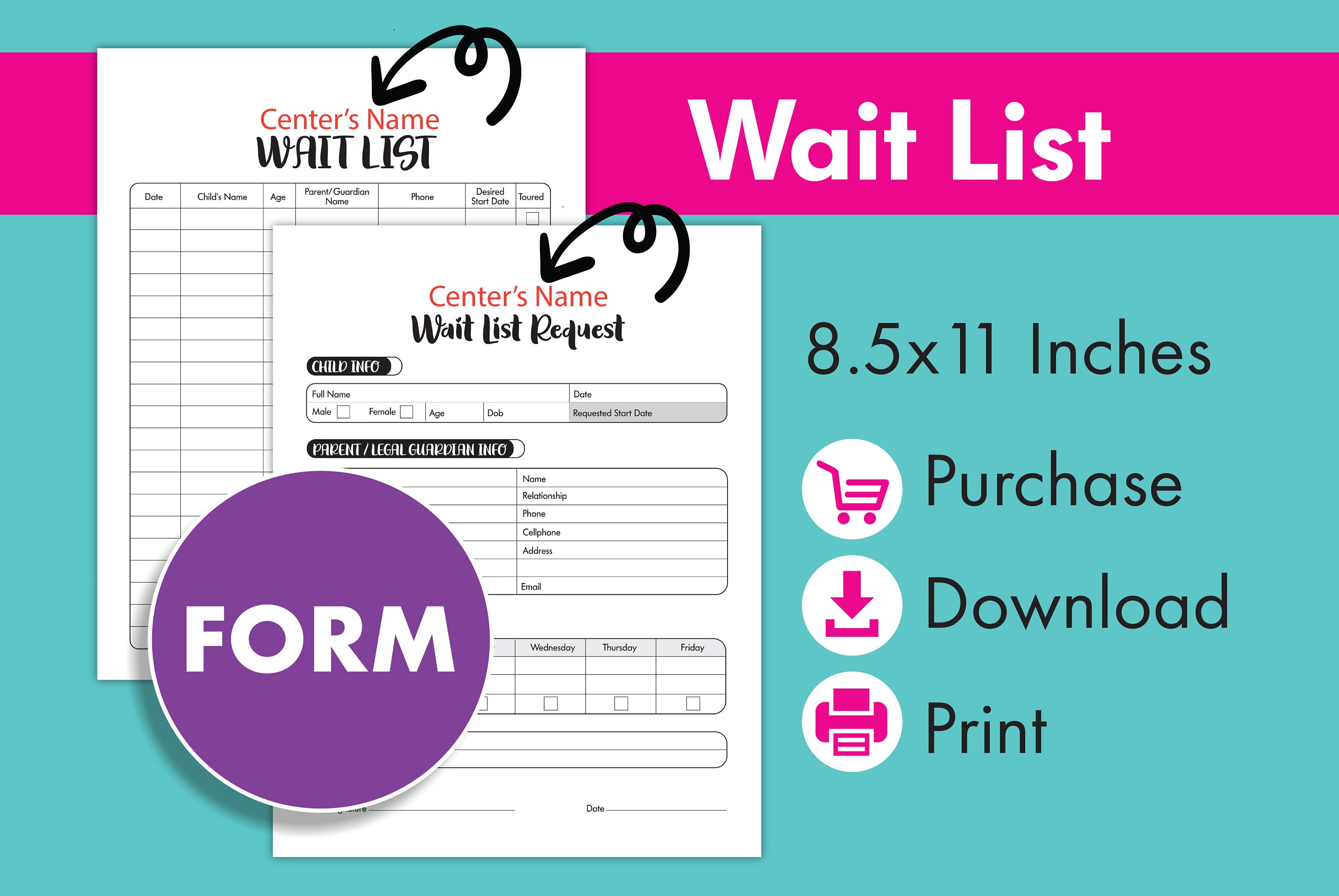 childcare-waitlist-request-form-ideal-for-daycare-etsy-uk