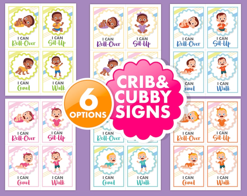 I Can Roll Over Developmental Sign Nursery Milestone Display Perfect