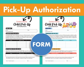 Pick up Release Form - Etsy