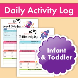 Babylogboek en rapportbundel voor peuterschema's - Formulieren voor kinderopvang, formulieren voor kinderopvang, oppassjabloon