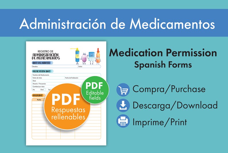 Daycare Medication Forms. Medication Authorization Form, Prescription