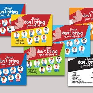Daycare Sick Policy Poster for Childcare and Daycare - Etsy