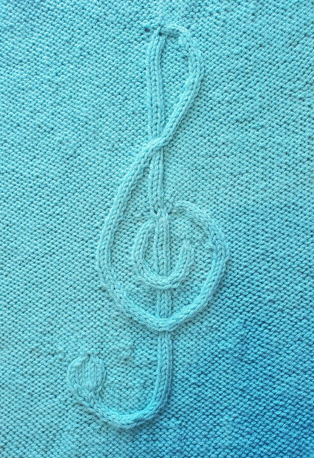 Treble Clef Pattern Free Treble Clef Cable Pattern - Etsy