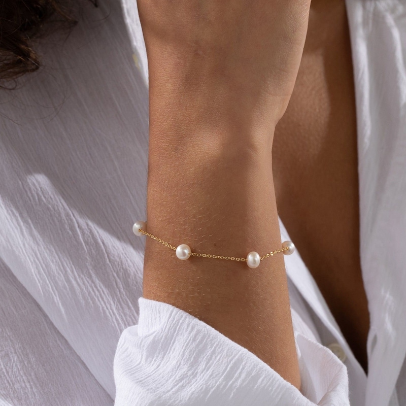 Freshwater Pearl Adjustable Bracelet main image 1