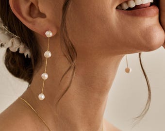 MIRIAM HASKELLドロップパールピアス