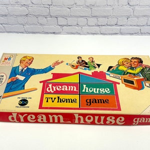 Vintage Dream House TV Game, Milton Bradley Company, Complete Game With All Pieces, 1968