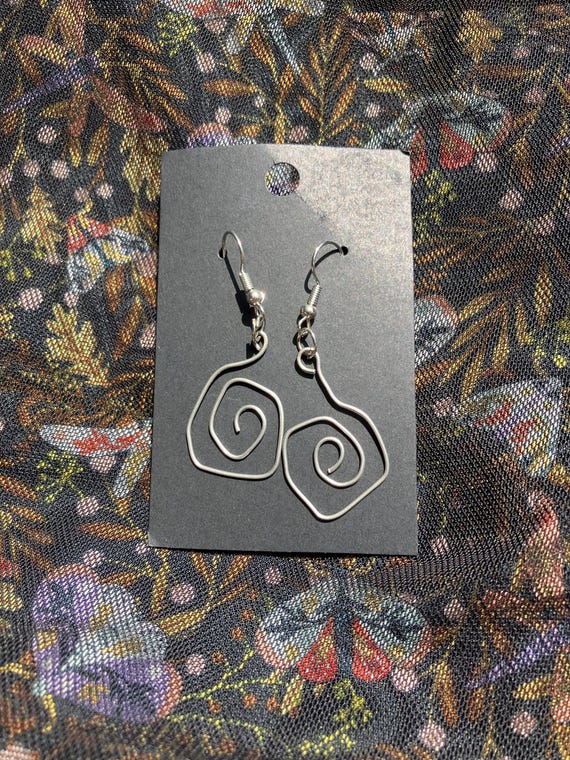 Spiral Whimsygoth Earrings | Spiral Earrings | Whimsytwee earrings