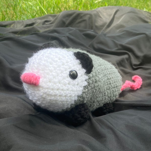 Crochet Opossum | Crochet | Plushie | Plush | Cute Crochet | Opossum