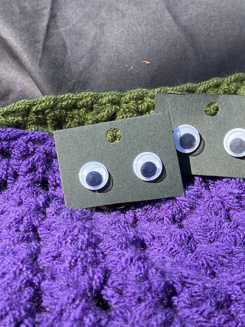 Googly Eye Earrings | Googly Eye Stud Earrings | Funky Earrings | Wacky Earrings | Lesbian Earrings | Small Earrings | Funny Earrings | Stud image 7
