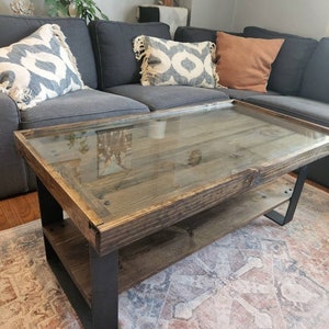 Shadow Box Style Coffee Table