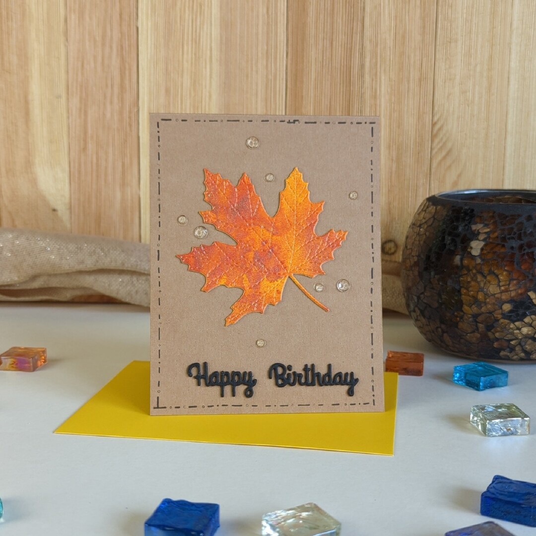 happy-birthday-fall-leaf-bank-handmade-greeting-card-etsy