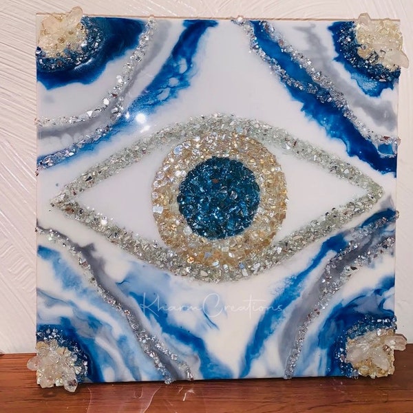 Resin Eye Wall Art Etsy