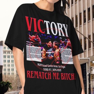 Nueva colección fresca de camisa/sudadera de Gervonta Davis y Ryan García, "¡Rematch Me Bitch!", Amerian Boxing Sports, stock limitado
