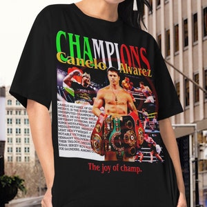New Fresh Collection Canelo Alvarez Shirt, Canelo Alvarez Sweatshirt, Graphic Boxing 90s Tee, Mexican Boxer Legend Unisex Y2K Clothing