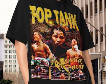 Nueva colección fresca Gervonta Davis Camisa / Sudadera, Tank Davis Boxer Graphic 90s Tee, Ropa unisex Y2K, Stock limitado