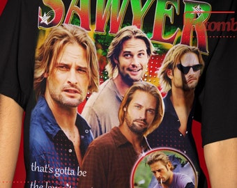 New Fresh Collection Sawyer James Ford Shirt/Sweatshirt, Movie Character Graphic 90s Tee, Unisex Y2K Clothing, Limited Stock