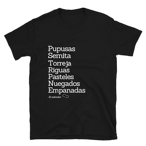 Salvadorianisches Essen Unisex T-Shirt